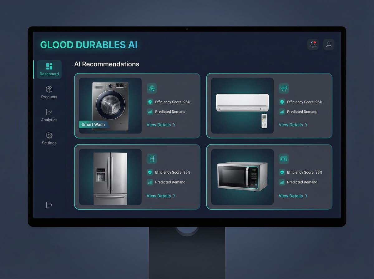 Consumer Durables AI Commerce Dashboard