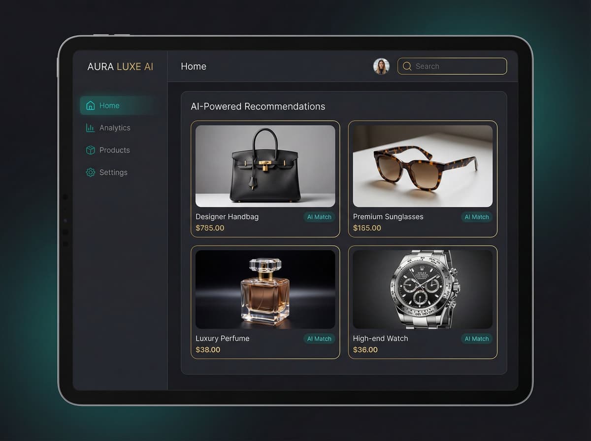 Luxury & Lifestyle AI Commerce Dashboard