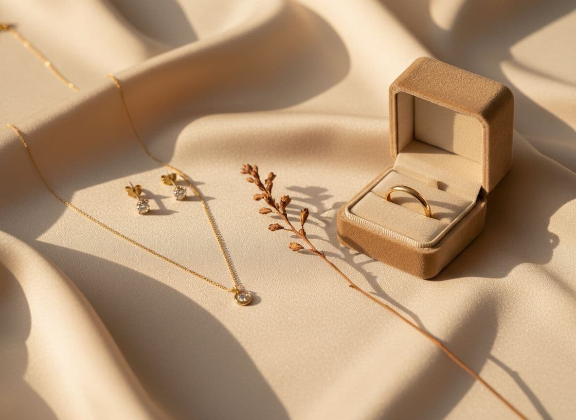 Jewelry editorial collage
